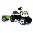 Ciągnik Smoby Pedal Tractor Farmer XL Cow + Trailer Biały