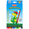 Pisaki spieralne Zębozaurus 12 kolorów