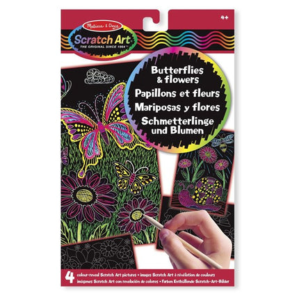 Zdrapywanka Motylki i Kwiatki MD15956